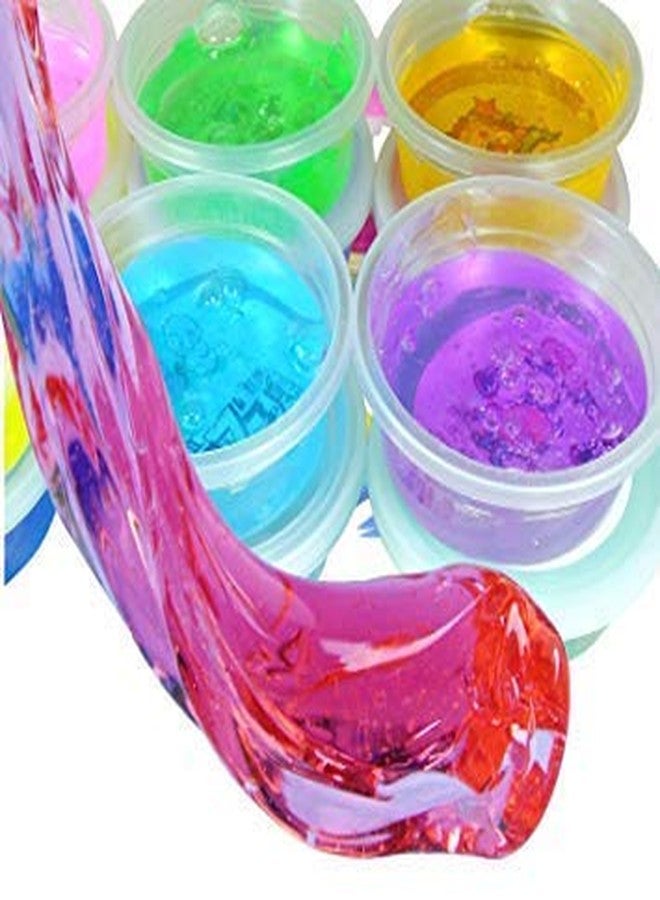 Atipriya Set of 4 Pcs Crystal Watermelon Clay Soft Slime Jelly Soft & Squishy Stress Relief Party Favor Toy for Kids, Pack of 4 Multicolor - Image 4